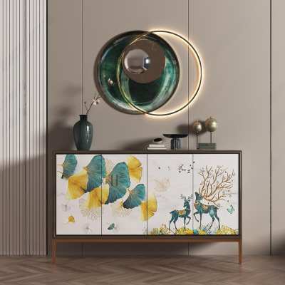 现代玄关边柜3D模型下载